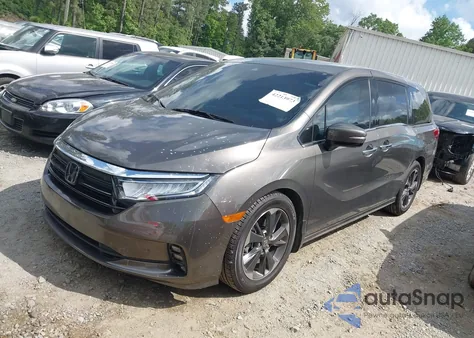 2022 Honda Odyssey Elite из США, поврежденный, VIN 5FNRL6H9XNB042639